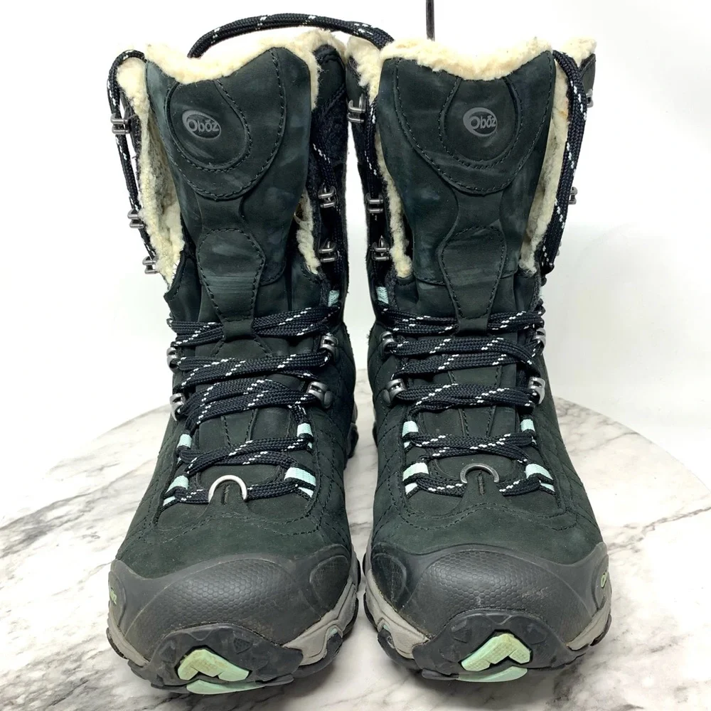 Oboz Bridger 9" Insulated Winter Waterproof Hiking Boots 6/36 Activewear Outdoor - Picture 4 of 16